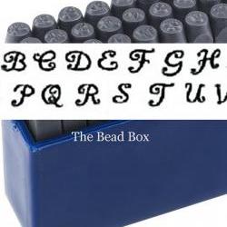 Metal Stamp Set for jewelry making - Ballroom Boogie upppercase
